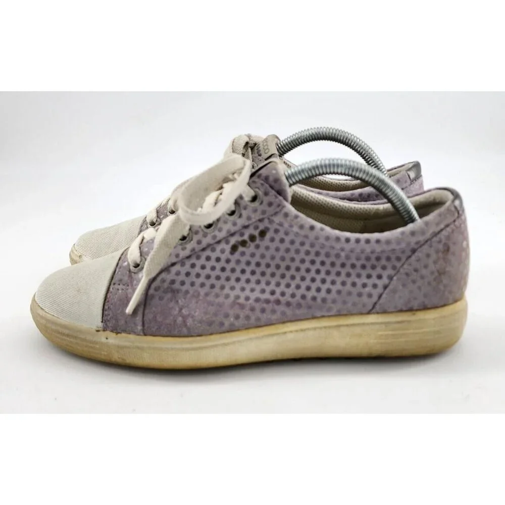ECCO Women's Tray Hybrid Hydromax Lace Up Golf Shoes Purple/Gray Size 6-6.5 Wide